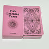 Pink Rider-Waite Tarot Cards – 78-Card English Deck with Keywords