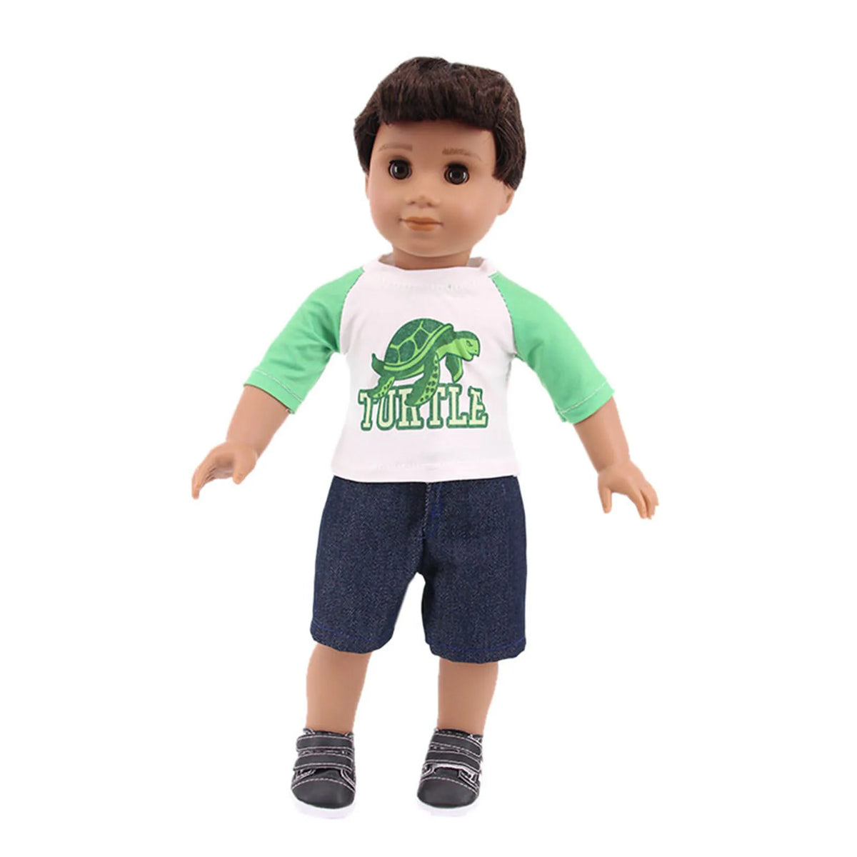 Bear Print Casual Outfit for 43 cm Baby Dolls