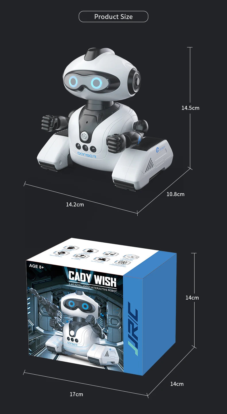 Interactive Gesture-Controlled Robot Toy with Music, Dance & Programming