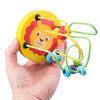Wooden Bead Maze Roller Coaster Toy for Toddlers