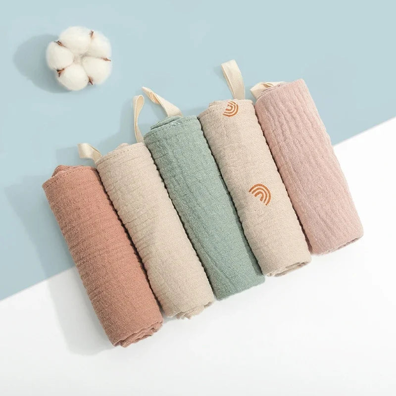 Soft and Absorbent Gauze Baby Burp Cloths (3-Pack)