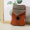 17-Key Mahogany Kalimba Thumb Piano