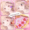 A collage showing various craft activities including makeup dress up, coloring dress up, and stickers dress up.