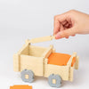 Natural Wooden Building Blocks Set for Toddlers