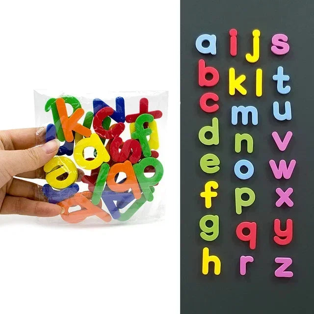 Magnetic Alphabet & Number Learning Set for Toddlers – EVA Foam Fridge Magnets