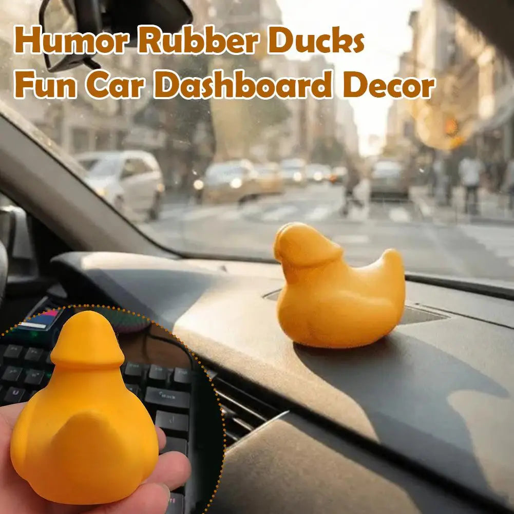 Funny Duck Prank Figurine for Desk Decor