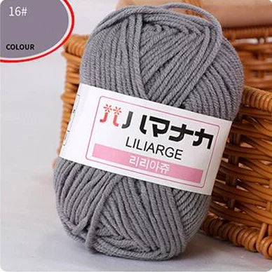 Milk Cotton Chenille Yarn for Soft Baby Knitting & Crochet