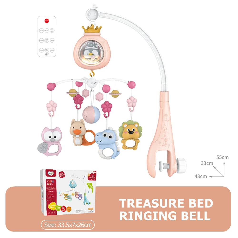 Soothing Musical Crib Mobile with Projector and Remote
