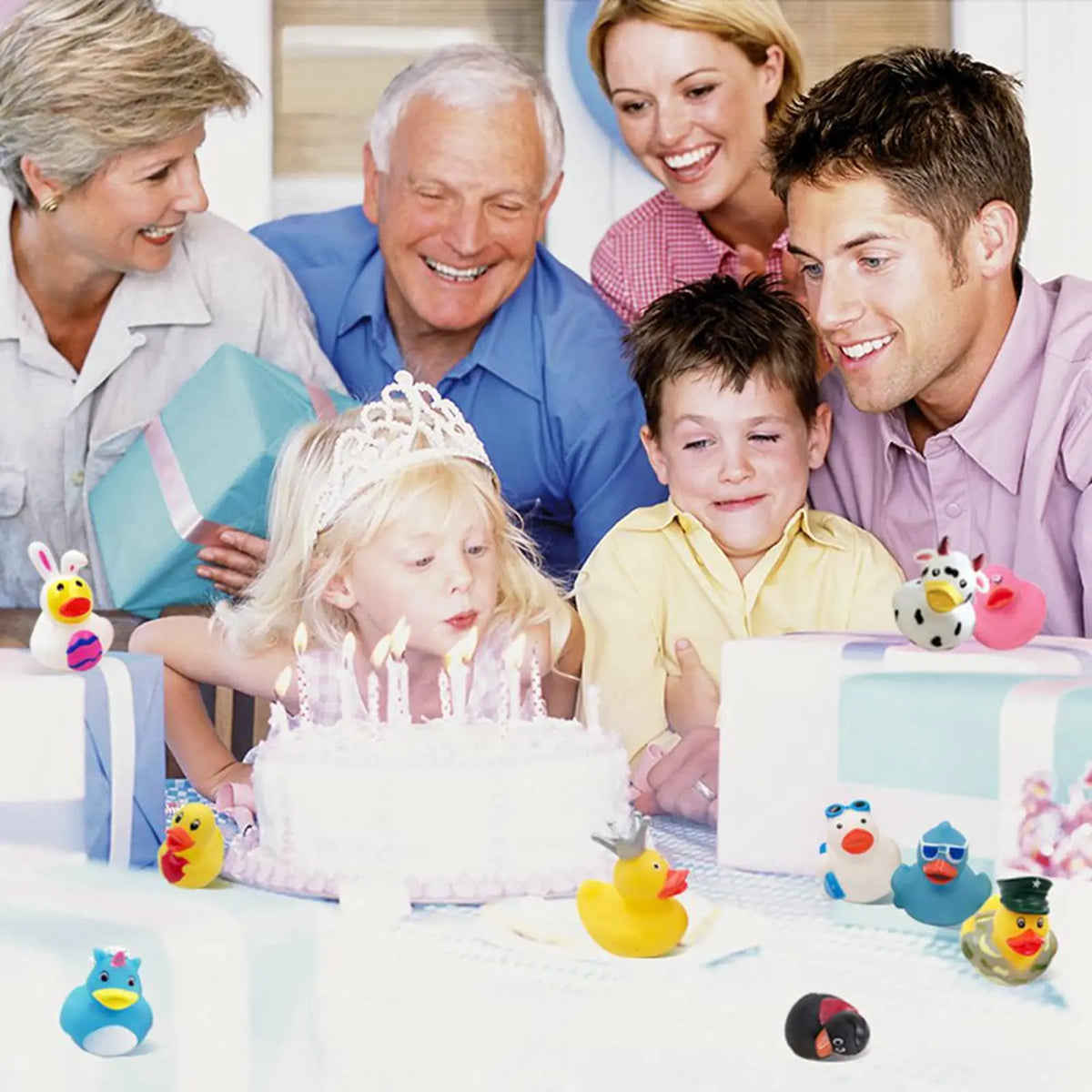 Rubber Duck Assortment for Jeep Ducking, Bath & Party Fun