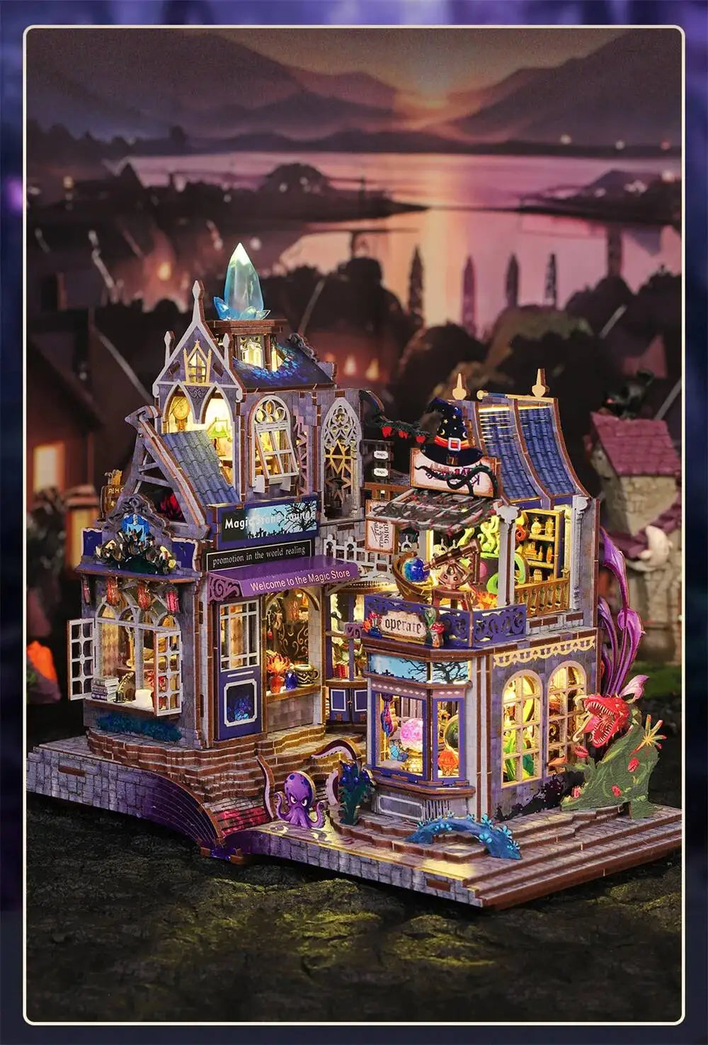 The Gate of Secret Realm Wooden Miniature House Kit