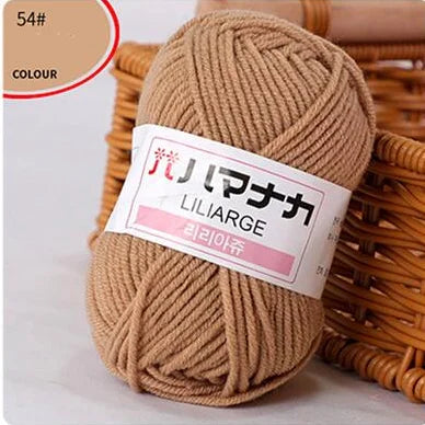 Milk Cotton Chenille Yarn for Soft Baby Knitting & Crochet