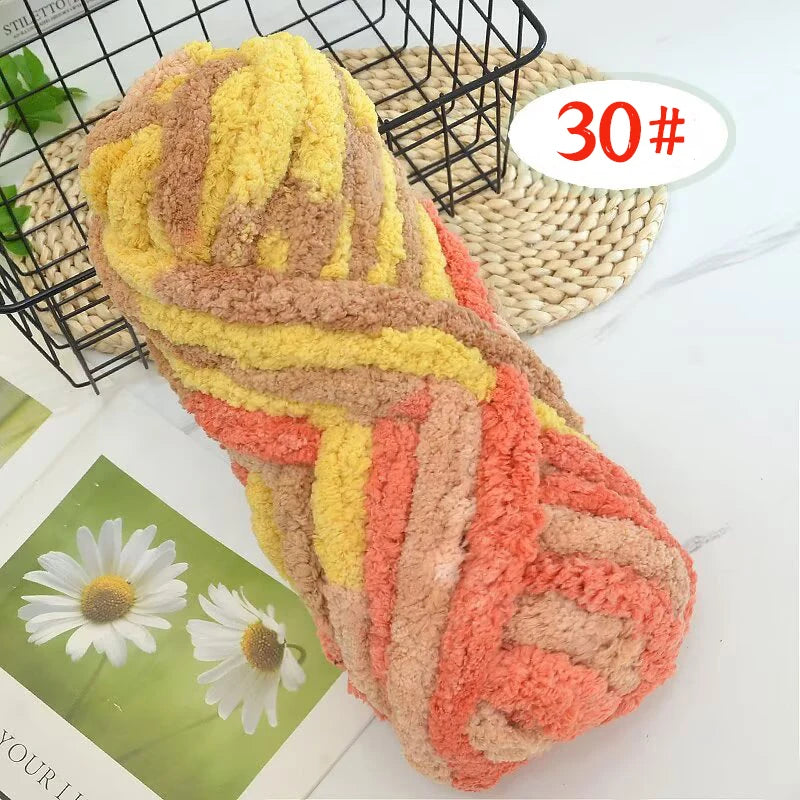 Extra Thick Chenille Yarn for Hand Knitting