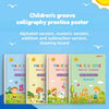 Reusable Grooved Handwriting Books for Kids — Magic Ink Practice Set