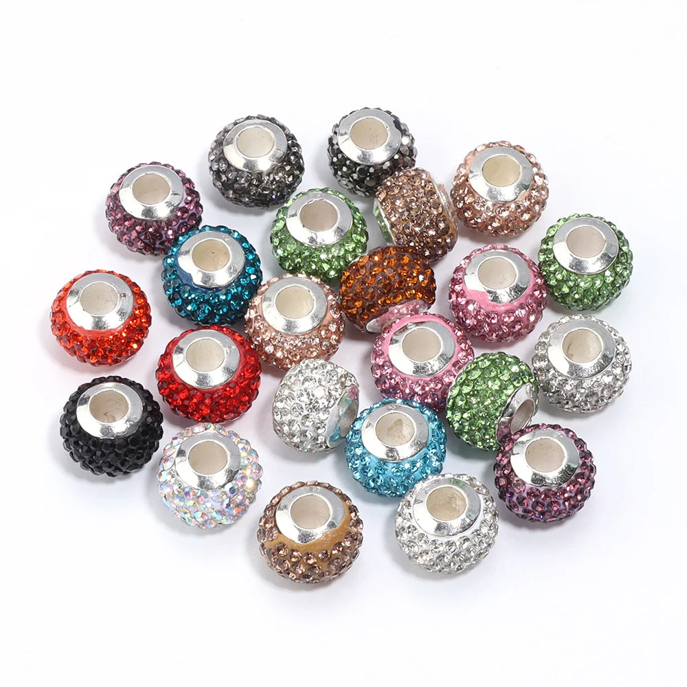 Luxury Rhinestone Spacer Beads for DIY Jewelry Making