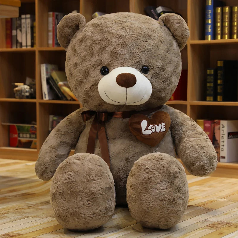 Soft Plush Teddy Bear with Heart Design