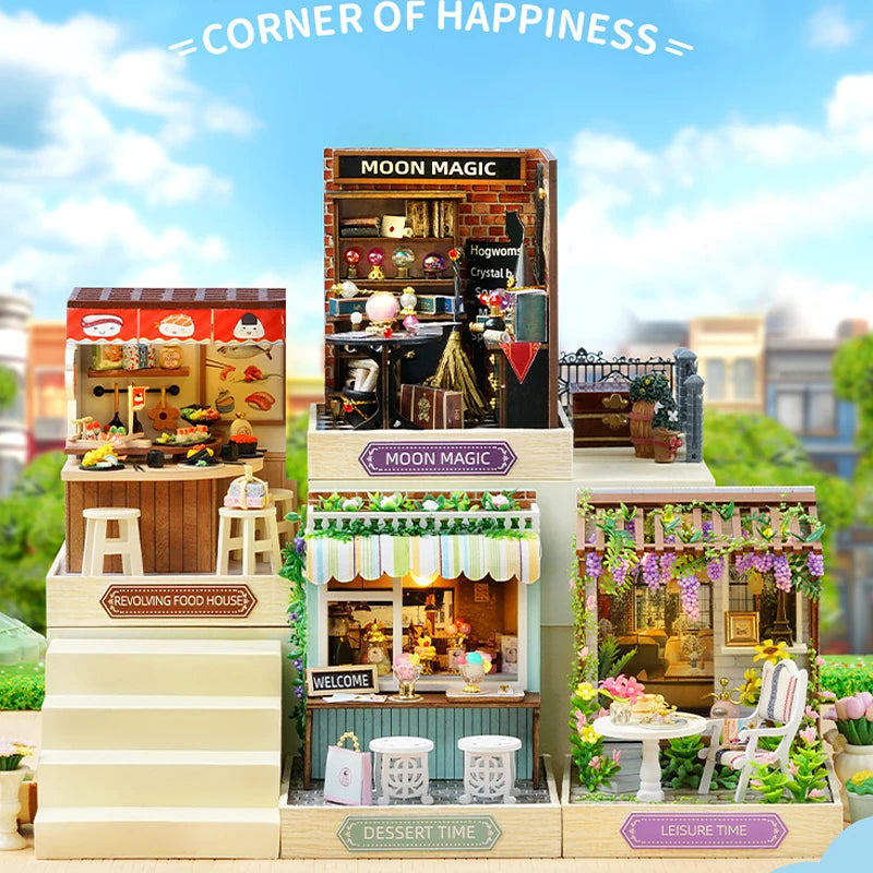 DIY Miniature Wooden Dollhouse Kit – Handcrafted 3D Puzzle Room