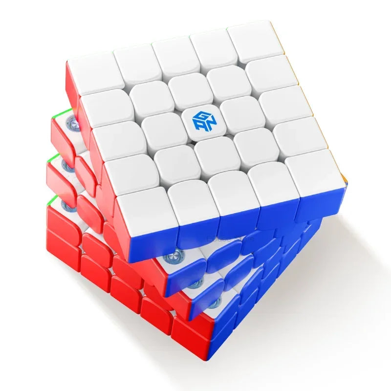 GAN 5x5 Magnetic Speed Cube – Stickerless UV Coated