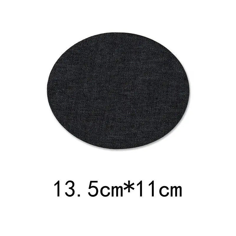 Iron-On Denim Patches for Jeans Repair & DIY Crafts
