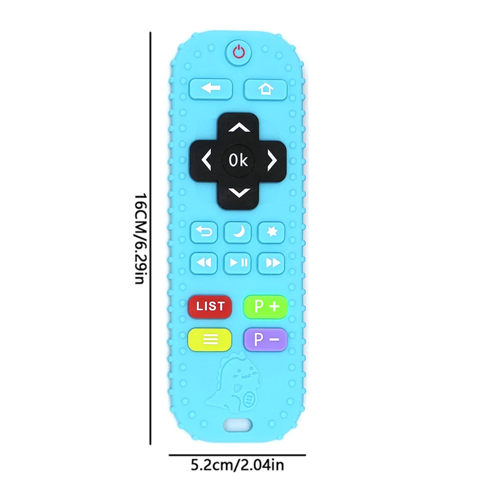 Silicone Teething Remote Control Toy for Babies