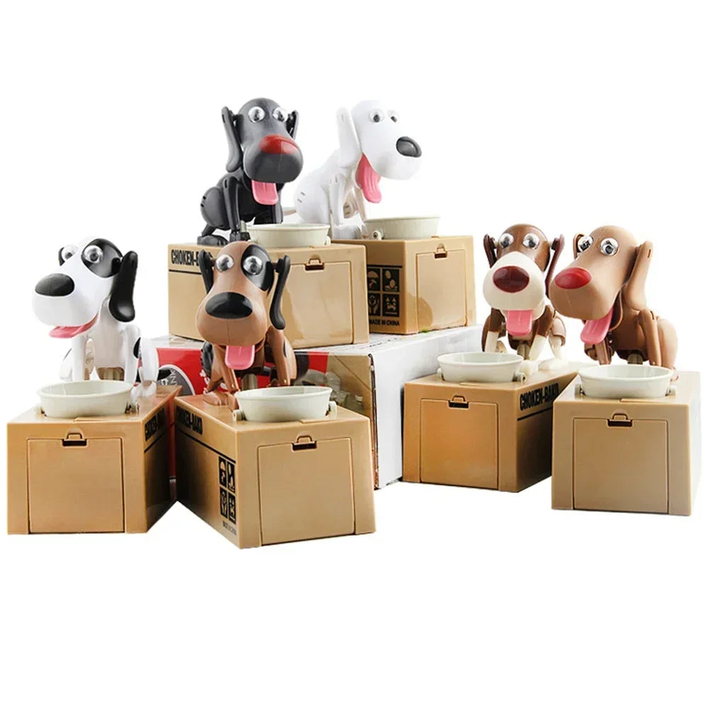 Interactive Robot Dog Piggy Bank for Kids