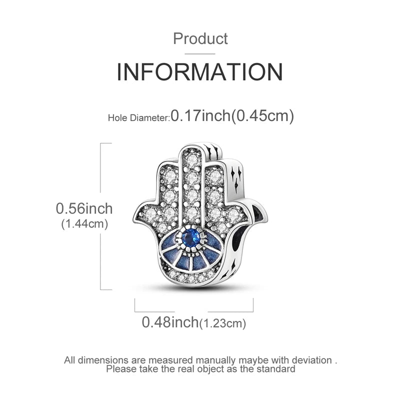 Classic Charm Bead with Cubic Zirconia Accent