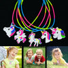 Unicorn Party Activity Kit with Bracelets, Rings, Tattoos, Stickers, and Puzzle