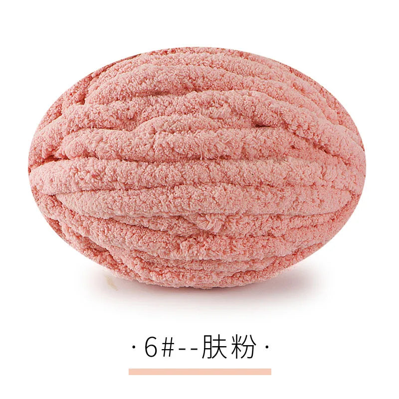 Chunky Chenille Yarn for Knitting and Crochet
