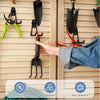 Heavy Duty Steel Wall Mount Hooks for Garage & Garden Organization