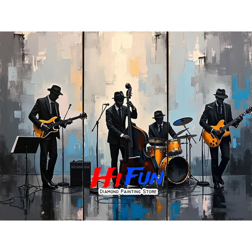Modern Jazz Musician Diamond Painting Kit