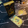 Gold Foil Waterproof Tarot Card Deck with Guidebook