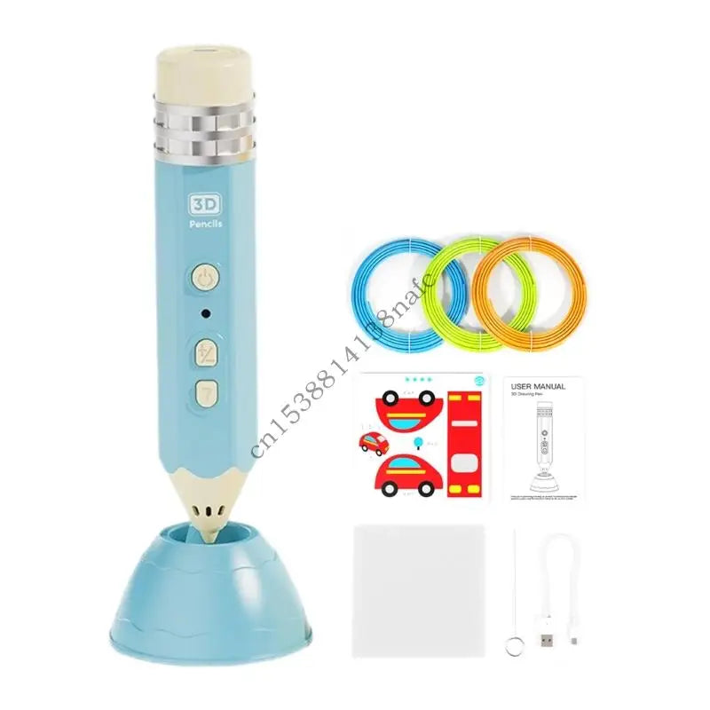 Kids Safe 3D Printing Pen With Temperature Control