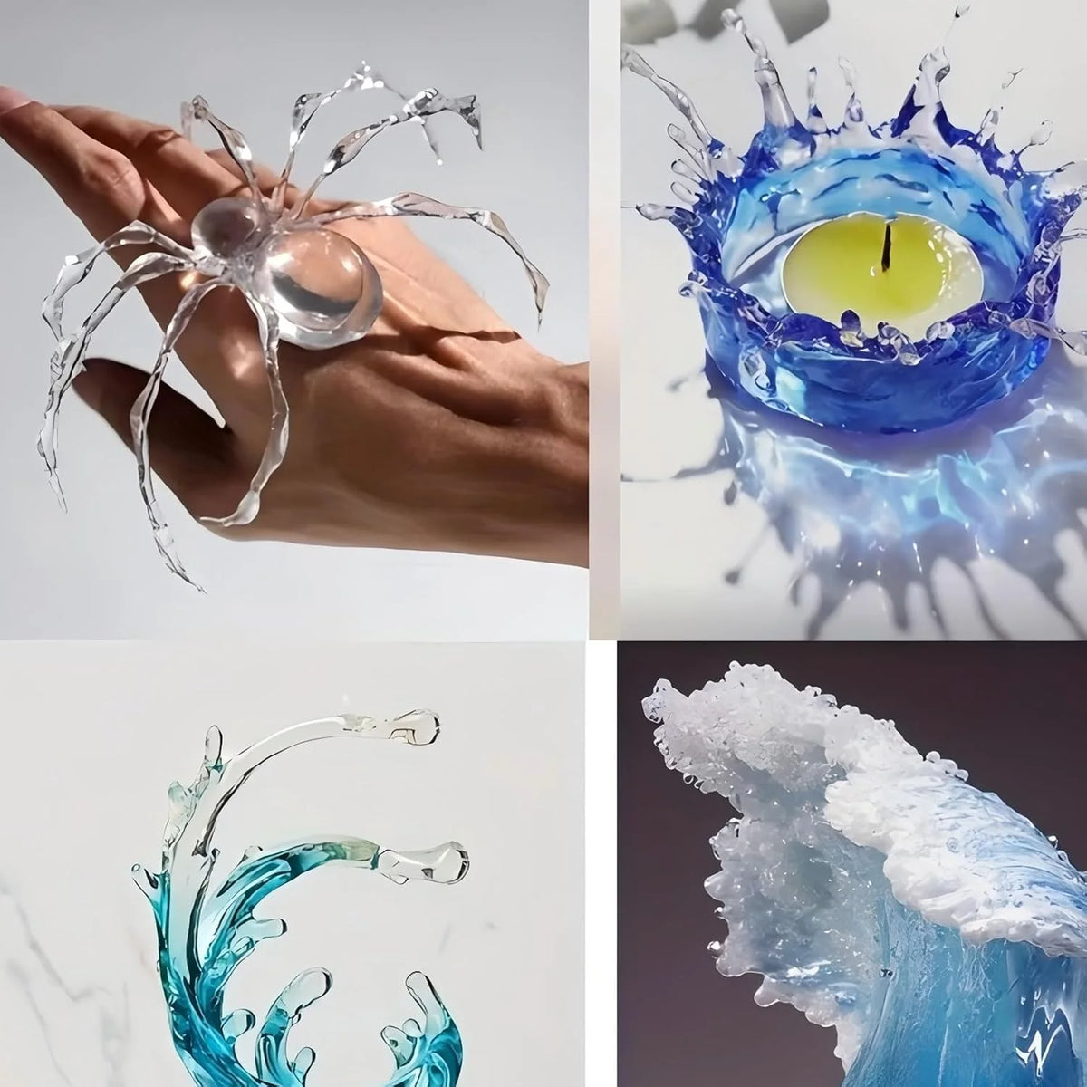 Crystal Clear UV Resin for Jewelry, Molds, and Miniature Crafts