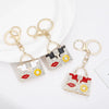 Crystal Rhinestone Handbag Keychain