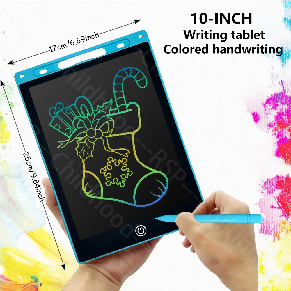 LCD Writing Tablet for Kids – 10 Inch Reusable Drawing Pad