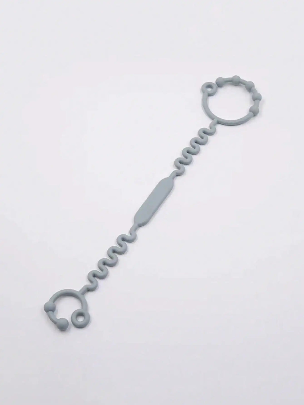Adjustable Silicone Pacifier Clip with Anti-Drop Chain