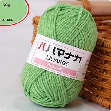 Milk Cotton Chenille Yarn for Soft Baby Knitting & Crochet