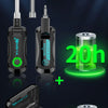 A set of magnetic charging components for a wireless guitar system including a transmitter and receiver.