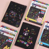 Rainbow Scratch Art Paper Set for Kids – DIY Graffiti & Drawing Activity Book