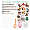 Woodland Animals Felt Sewing Craft Kit for Kids