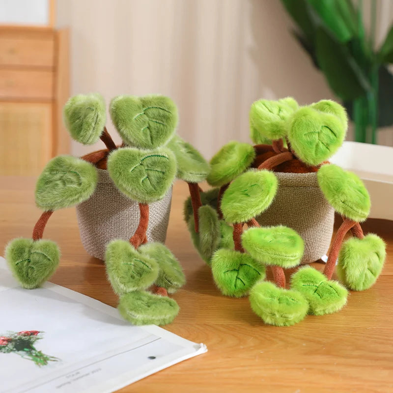 Lifelike Pothos Plush Plant – Soft Home Decor Accent