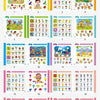 A learning book with 36 pages featuring colorful illustrations and educational content for toddlers.