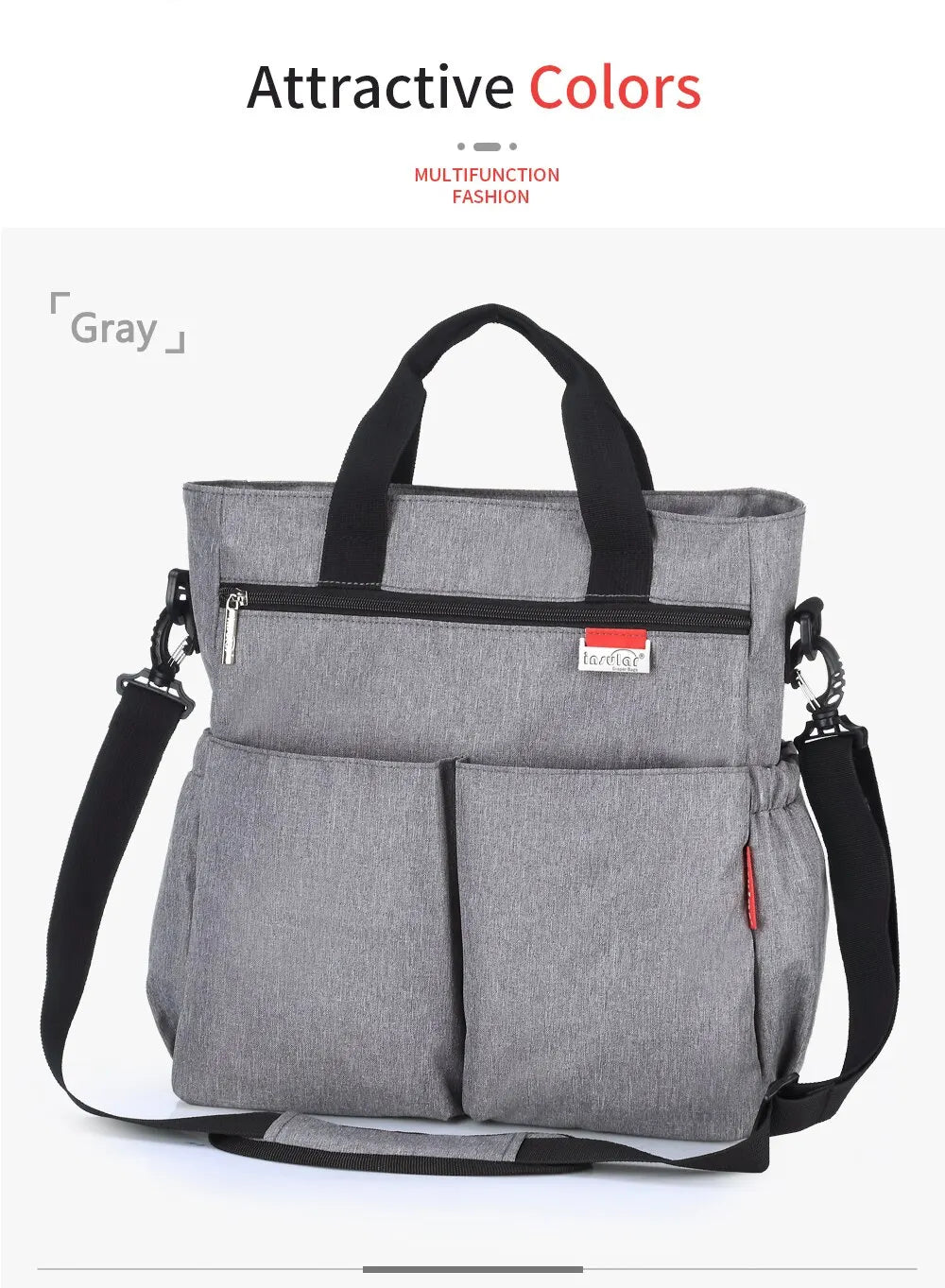 Multifunctional Waterproof Diaper Tote Bag for Parents