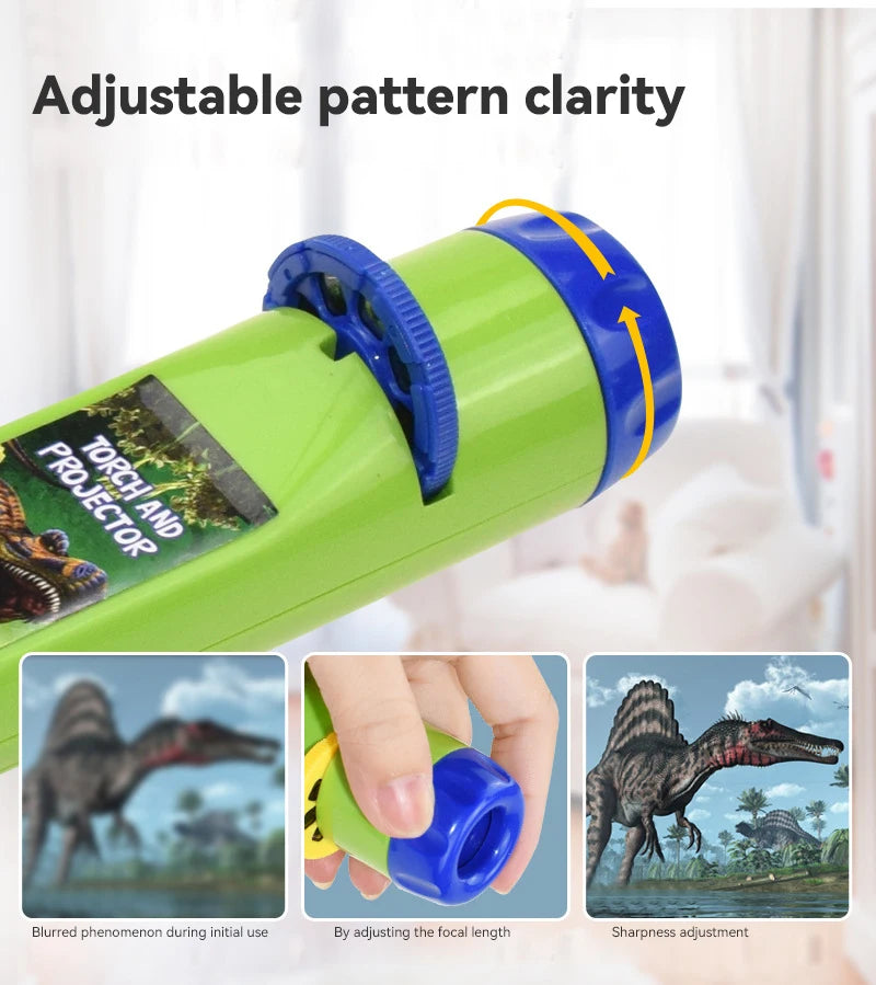 Kids' Story Projector Flashlight with Educational Patterns