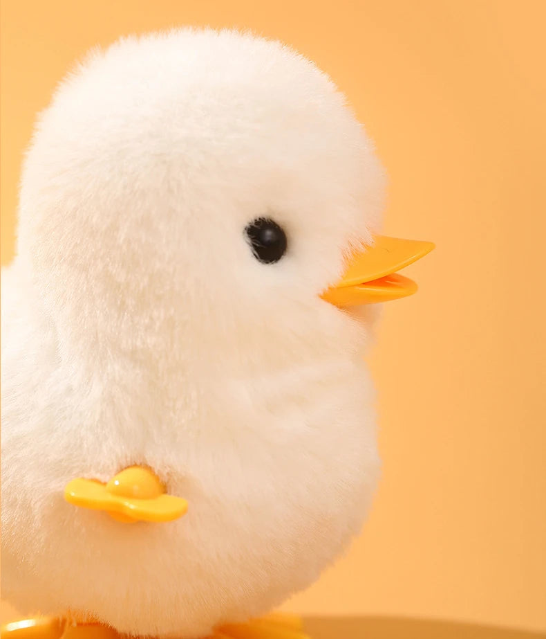 Wind-Up Walking Chick Plush Toy