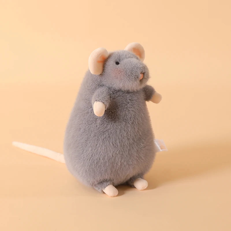 Kawaii Cartoon Mouse Plush Doll – Soft & Cuddly Long-Tail Stuffed Animal