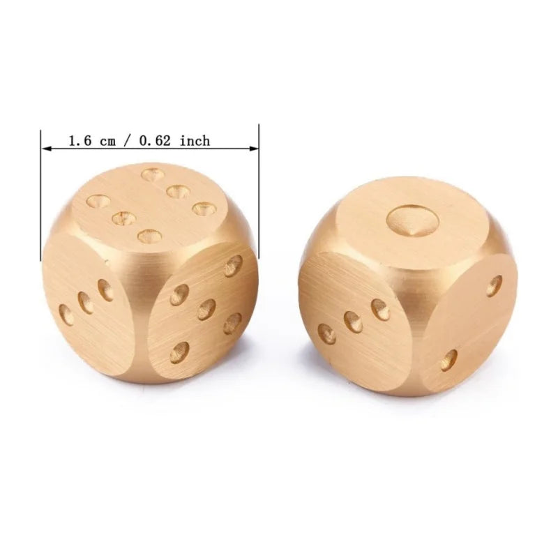 Premium Aluminum Alloy Dice Set with Storage Box
