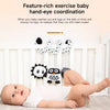 Black and White Animal Hanging Toys for Baby Car Seat and Stroller