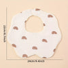 Unisex Newborn Baby Bibs Set with Burp Cloths