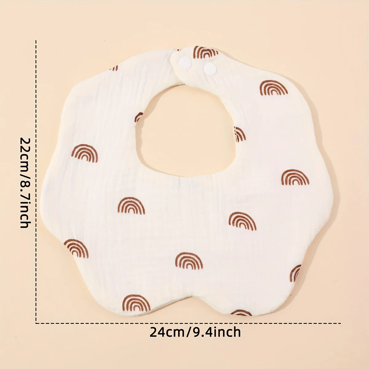 Unisex Newborn Baby Bibs Set with Burp Cloths