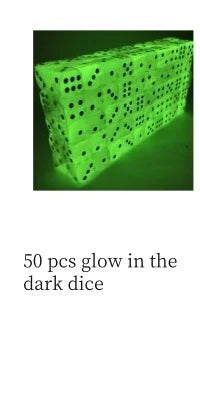 Glow-in-the-Dark Dice Set of 10